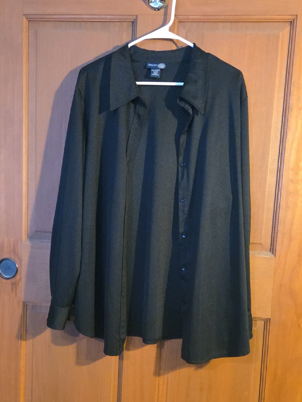 Venezia Jeans Black Button-Up Shirt - Classic Collar